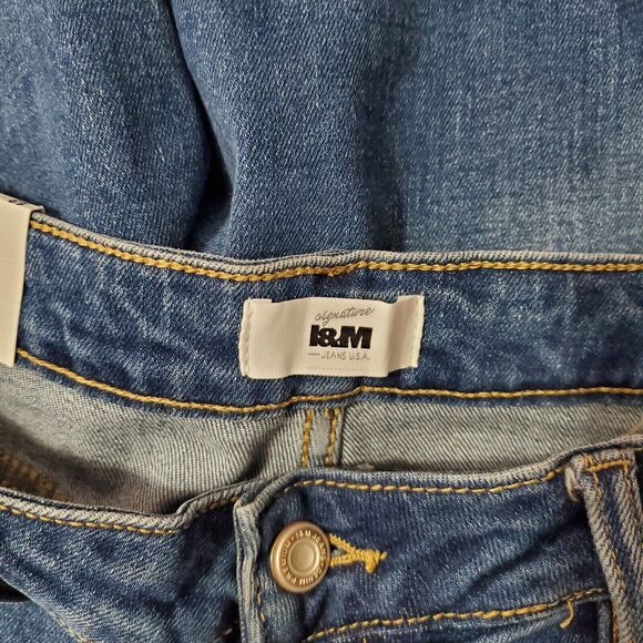 I&M Jeans U.S.A. Juniors 13 Mom Jeans Medium Wash NWT - Picture 10 of 15